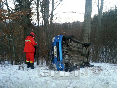 Foto: accident Mara - DN 18, Pasul Gutai (c) eMaramures.ro